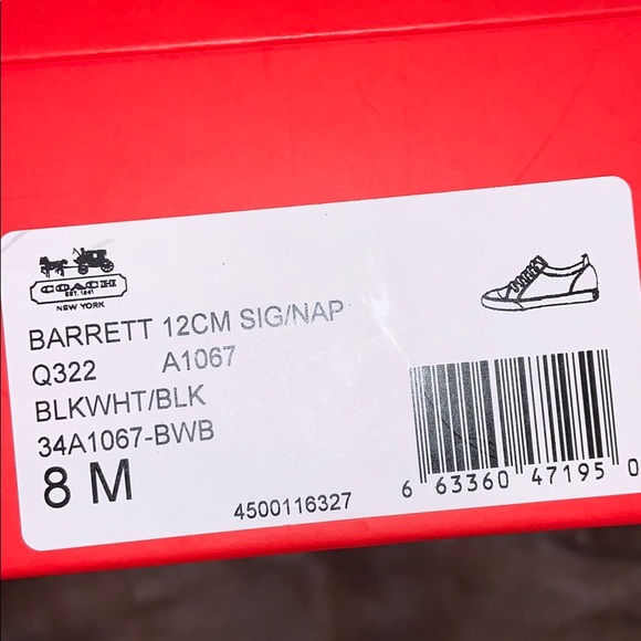 COACH. Signature Sneakers-SIZE 8 - Picture 8 of 8